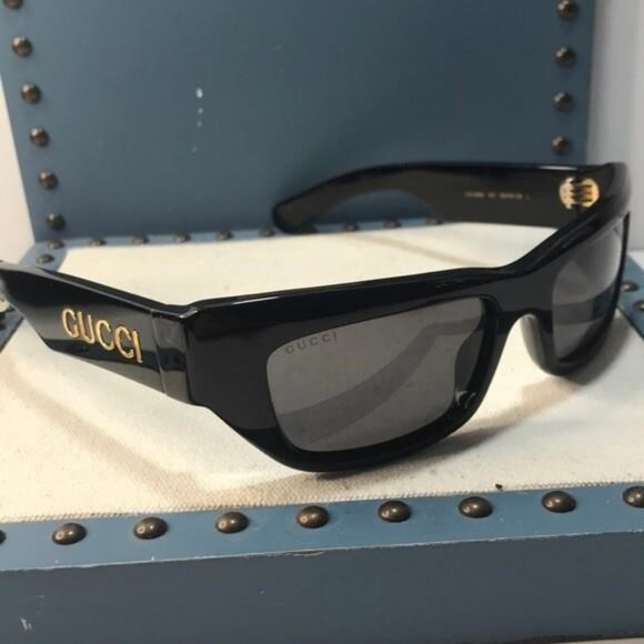 ✨ Luxury New Authentic Gucci GG1296S 001 Sunglasses ✨ - Picture 9 of 13